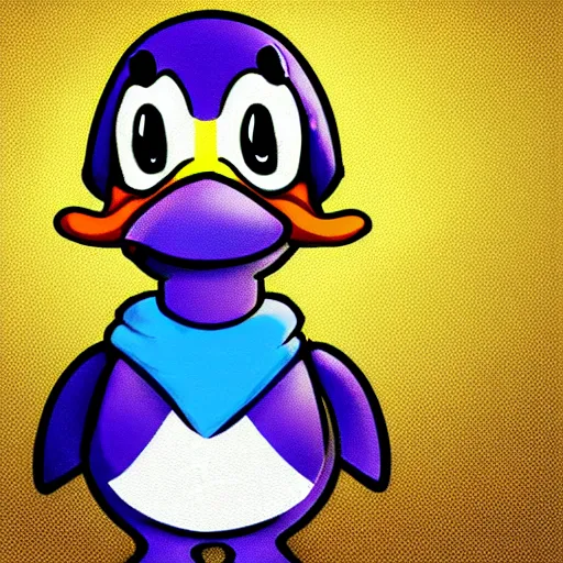 Prompt: toon cartoon style of little duck yet with realism