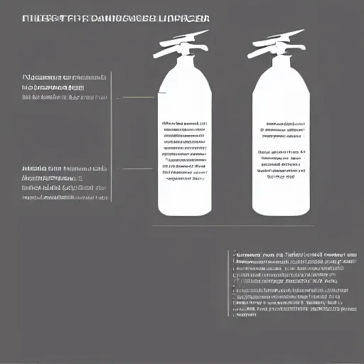 Prompt: labeled scientific diagram of a fire extinguisher, highly detailed