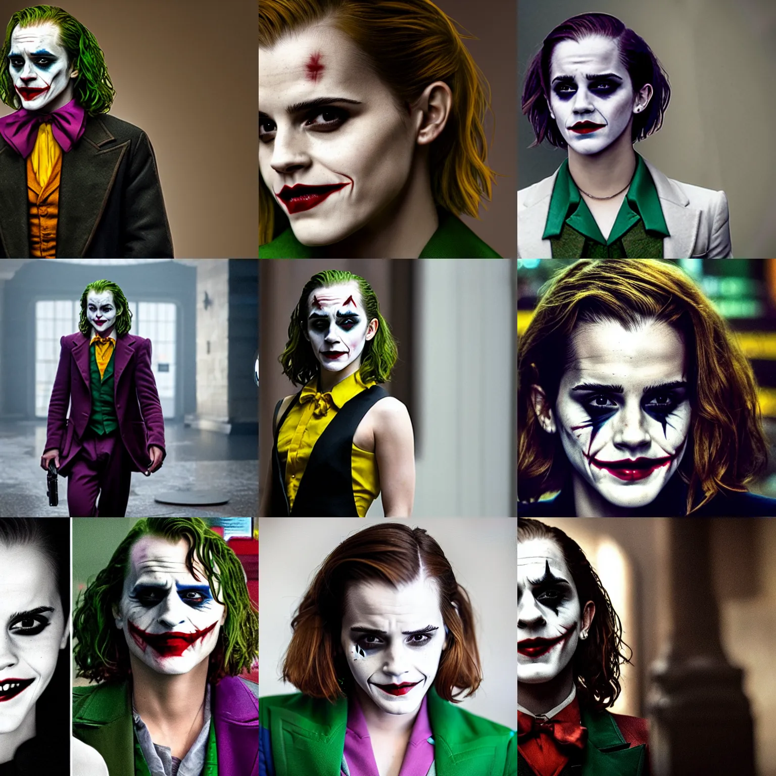 Prompt: emma watson as the joker