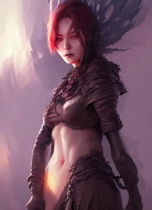 Prompt: character concept art of a dark fantasy female fire witch, key visual, realistic shaded perfect face, fine details, dystopian environment and background, by stanley artgerm lau, wlop, rossdraws, james jean, andrei riabovitchev, marc simonetti, and sakimichan, trending on artstation