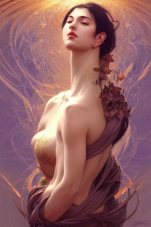 Image similar to perfectly detailed lotus!! blessed by nature with ever - increasing physical mental perfection, symmetrical! intricate, sensual features, highly detailed, biblical divine holy perfection!! digital painting, artstation, concept art, smooth, sharp focus, illustration, art by artgerm and greg rutkowski and alphonse mucha