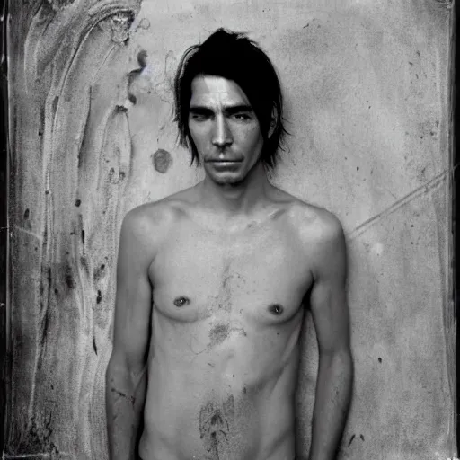 Prompt: james duval by sally mann