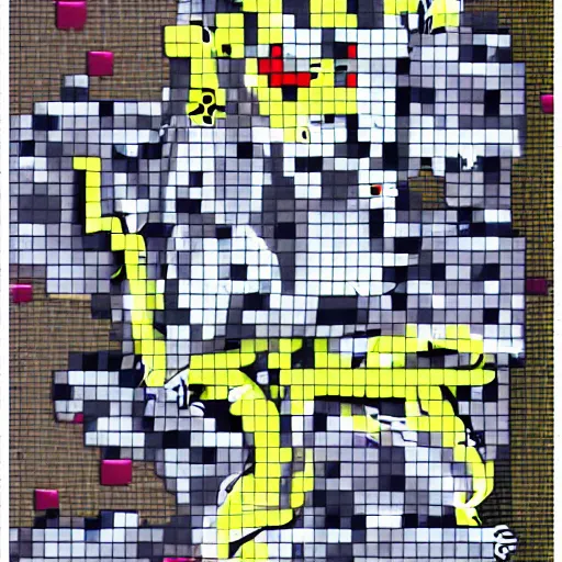 Image similar to pokemon card of missingno