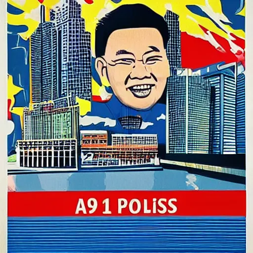 Image similar to a 1 9 9 0 s singaporean government poster