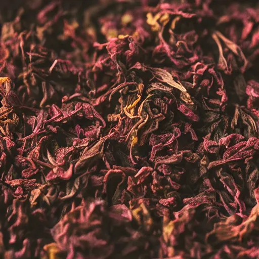 Image similar to photo of dried sakura tea, beautiful, cinematic, recipe, high detail,