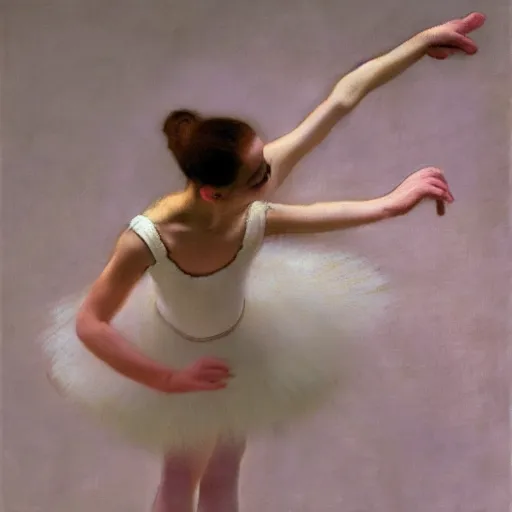 Prompt: a ballerina dancing by Edgar Degas as the world around her falls apart, ultra realistic, hyperrealistic, trending on artstation, hd, 8k