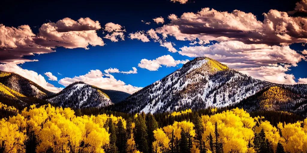 Image similar to 4 k award winning stunning photography of colorado mountains