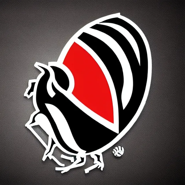 Image similar to snail in the style of NFL logo, epic, imposing, strong, bold