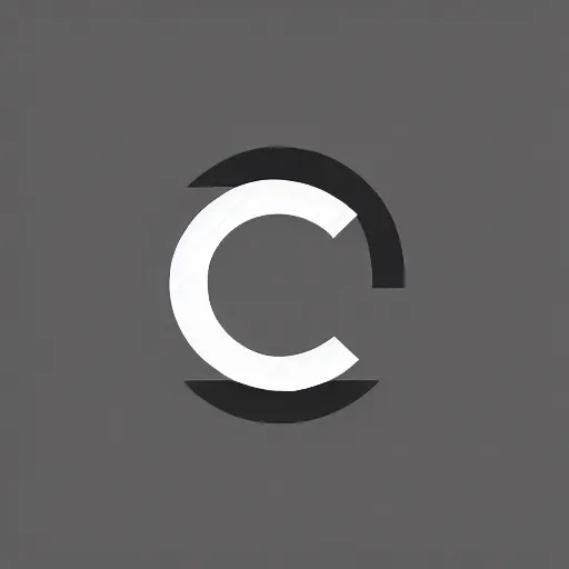 Image similar to clean, sharp, vectorized logo of the letter C and I, company logo, icon, trending, modern and minimalist