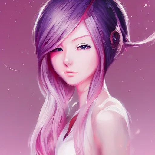 Prompt: anime girl, pink hair, gorgeous, amazing, elegant, intricate, highly detailed, digital painting, artstation, concept art, sharp focus, illustration, art by Ross tran
