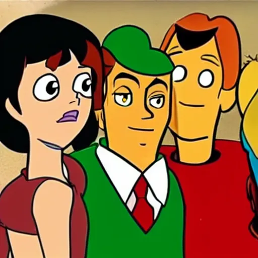 Image similar to bootleg scooby doo mystery inc