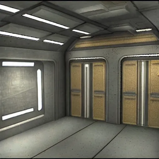 Image similar to realistic gate room from the tv show star gate sg - 1