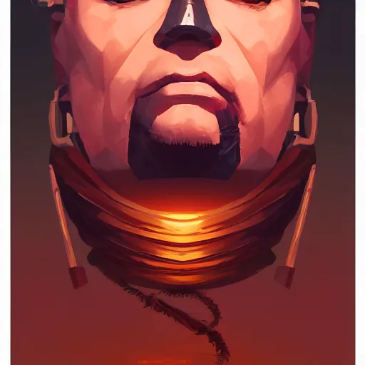 Image similar to face icon stylized minimalist mad max beyond thunderdome, loftis, cory behance hd by jesper ejsing, by rhads, makoto shinkai and lois van baarle, ilya kuvshinov, rossdraws global illumination