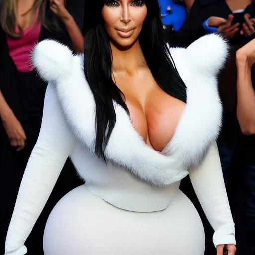 Image similar to kim kardashian as a furry