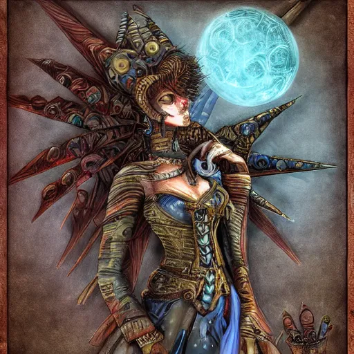 Image similar to planescape art style Ravel