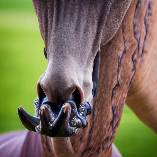 Image similar to horse octopus hybrid, screaming, canon eos r 3, f / 1. 4, iso 2 0 0, 1 / 1 6 0 s, 8 k, raw, unedited, symmetrical balance, wide angle