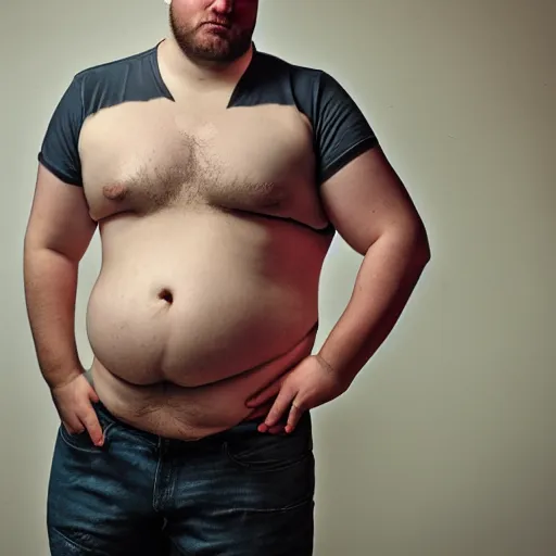 Image similar to Egor Prosvirnin is very fat person