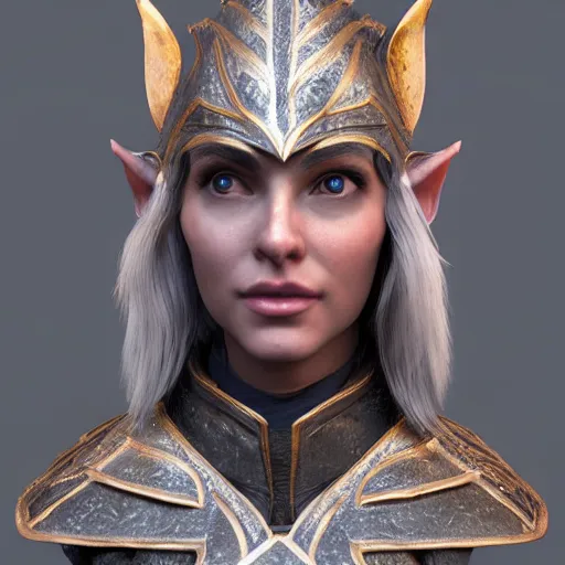 Image similar to Elven armor bust shot, highly detailed, photorealism, substance 3d painter, texturing XYZ, Subsurface scattering, cinematic lighting, Unreal engine 5, octane render, cinema4d, vray, redshift, keyshot, Arnold render, marmoset toolbag, by Harry Osborn artstation