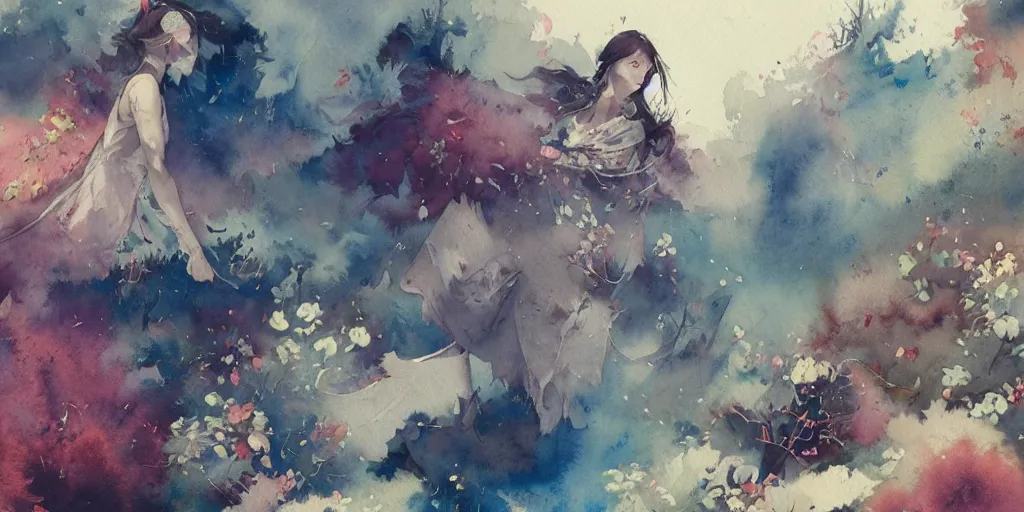 Prompt: a beautiful insanely intricate watercolor illustration of a clothes spread out in the yard, colorfull, by william turner art, by greg rutkowski, by james jean, by rossdraws, by frank franzzeta, by sakimichan, by edmund dulac, trending on artstation, insanely detailed, masterpiece,