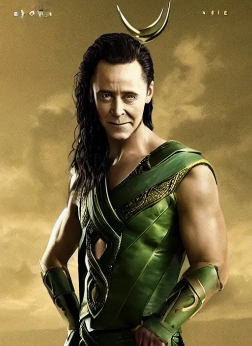 Prompt: full body portrait, loki, still from loki ( 2 0 2 1 ), tv series, cinematic