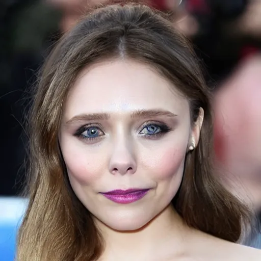 Image similar to elizabeth olsen mixed with gal godot