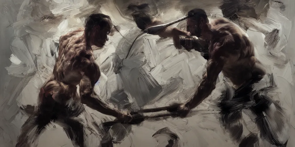 Image similar to highly detailed photography of a strong men hammering, sharp focus, dramatic scene, dynamic lighting, elegant, harmony, masterpiece, by jenny saville, by ben aronson, by james jean, by craig mullins, by jeremy mann, by lucian freud, high quality