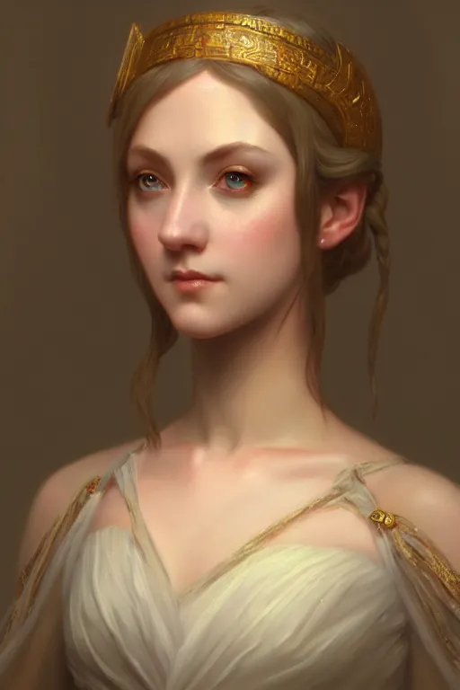 Prompt: a portrait of a Fey, illustration, soft lighting, soft details, painting oil on canvas by Edmund Blair Leighton and Charlie Bowater octane render trending on artstation d&d characters, 4k, 8k, HD