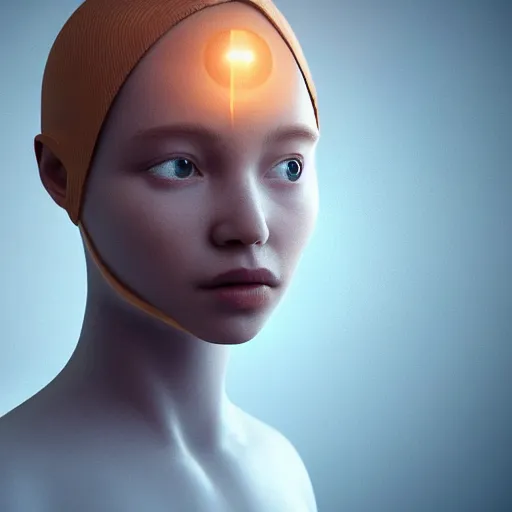 Prompt: ai make human with a clock for a face, digital render, realistic digital art, golden atmospheric lighting, ethereal visuals, 8 k