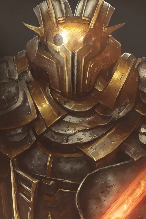 Image similar to armor portrait heros warhammer 4 0 k horus heresy fanart - the primarchs emperor by johannes helgeson animated with vfx concept artist & illustrator global illumination ray tracing hdr fanart arstation zbrush central hardmesh 8 k octane renderer comics stylized