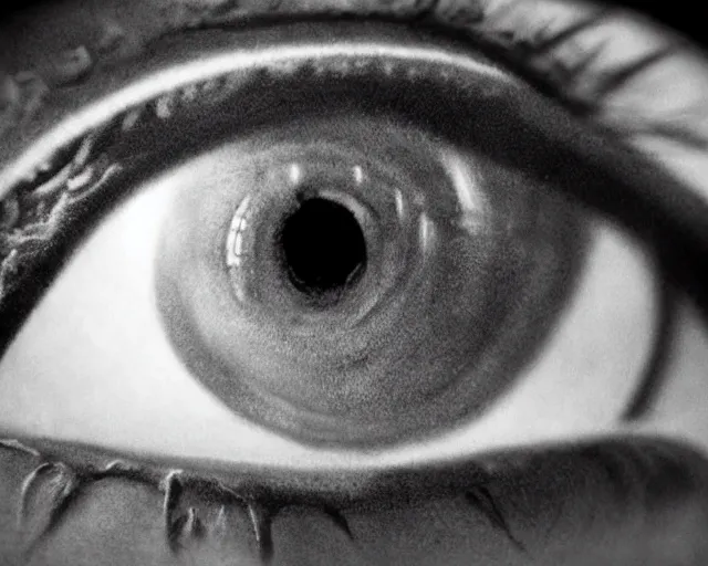 Image similar to extreme close up of the iris of an eye, ultrarealistic art, surrealist, 4K