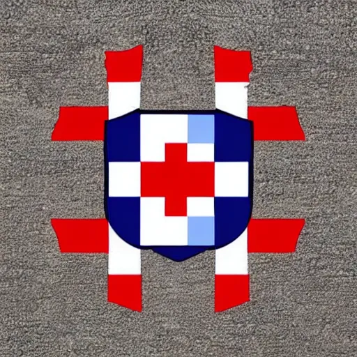 Prompt: cute croatian flag