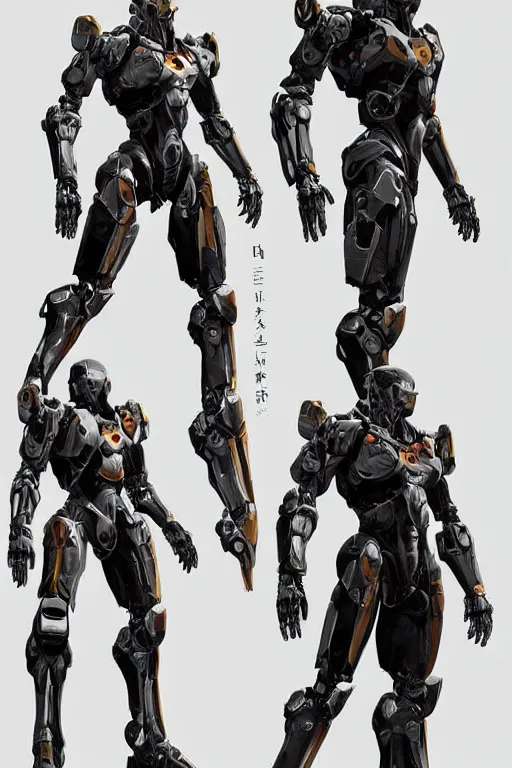 Image similar to very symmetrical!! full body armored cyborg concept power suit from anthem video game, by vitaly bulgarov, by yoji shinkawa, by joss nizzi, by shoji kawamori, bioware, mecha, deviantart, artstation, render, unreal engine