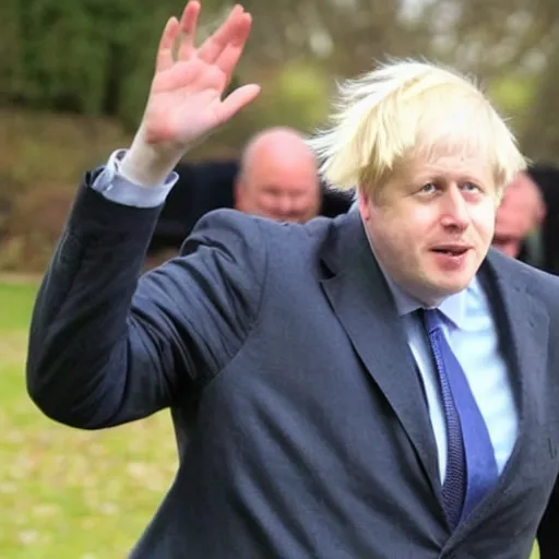 Image similar to boris johnson with a perfect hair cut