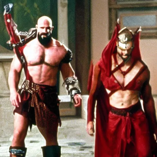 Image similar to a film still of Kratos in Friends TV show (1997)