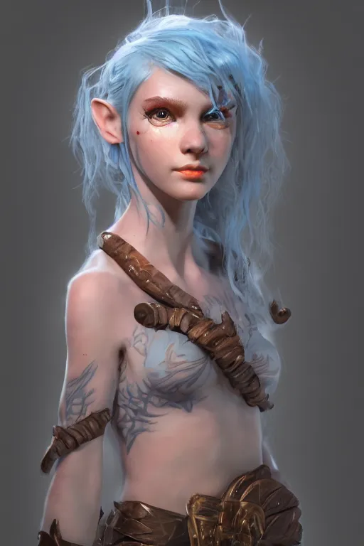 Image similar to a portrait of DND fairy character , concept art, DND, trending on artstation 3D.