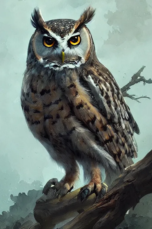 Prompt: owl, water color, D&D, fantasy, highly detailed, digital painting, artstation, concept art, matte, sharp focus, illustration, art by Ivan Gantschev and Greg Rutkowski