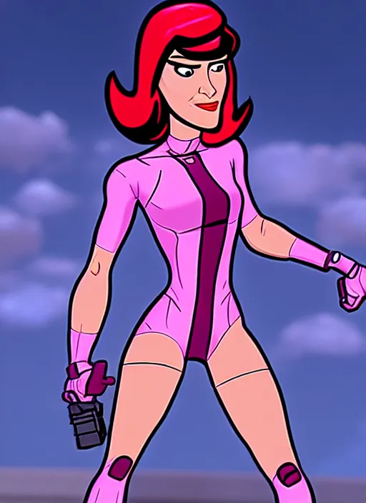 Prompt: The Transformer Arcee as Helen Parr in Paciric Rim