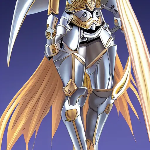 Prompt: the goddess athena in armor anime style, high resolution
