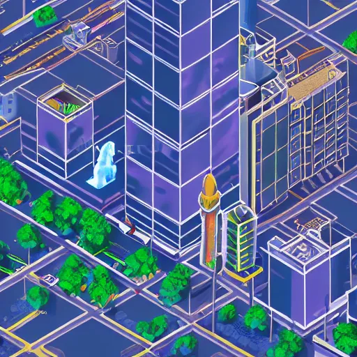 Image similar to pixorama of city of tokyo, silicon valley, complex illustration, eboy, ecity, pixel art, kai vermehr, steffen sauerteig, svend smital, three - dimensional isometric illustration, 3 d isometric pixel art, high detailed, trending on artstation