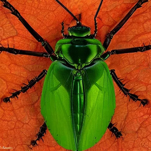 Image similar to rose chafer in different hdri lighting conditions realistic render digital art