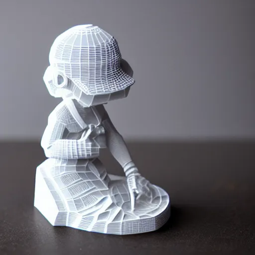 Image similar to photo of a 3 d resin printed toy