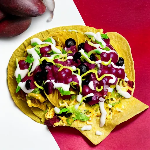 Image similar to a taco full of bits o captain - crunchberry, food photography, studio lighting, unappetizing