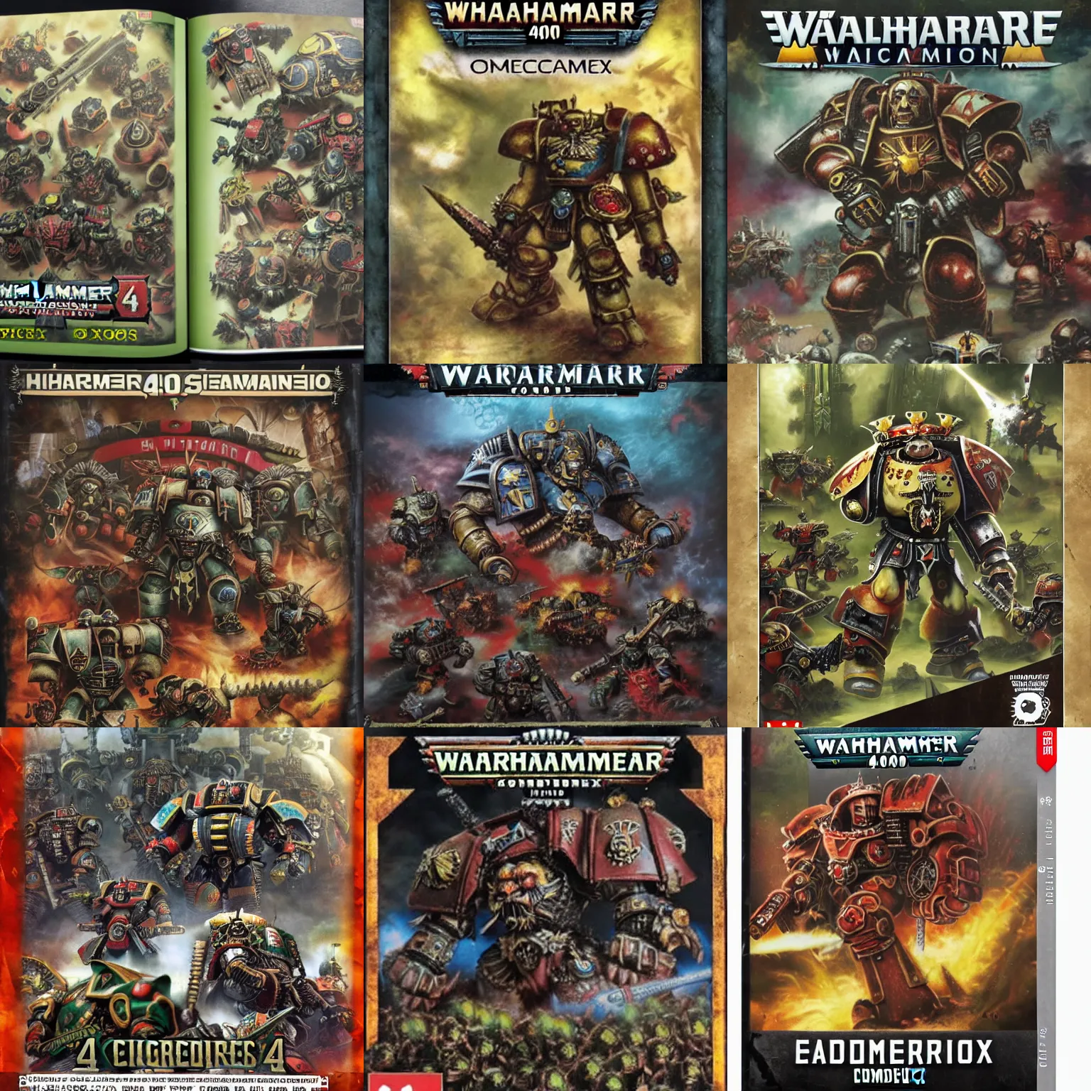 Prompt: Warhammer 40,000 Sonics codex