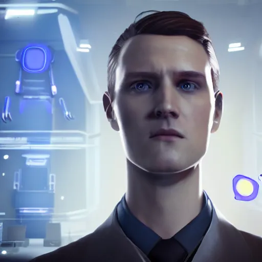 Prompt: My name is Connor the android sent by CyberLife