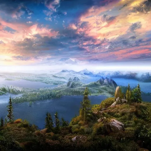 Prompt: a breathtaking landscape image, landscape, 4k, photorealistic, very detailed, landscape