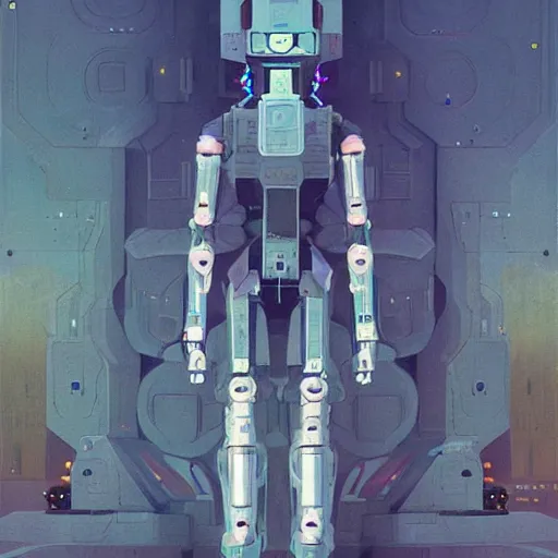 Image similar to combat mecha by beeple, gustav klimt