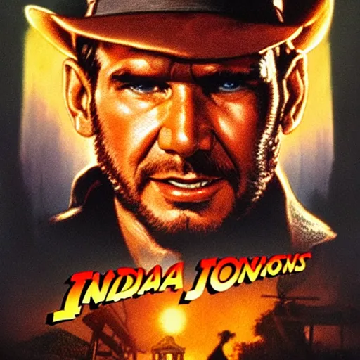 Image similar to indiana jones movie poster