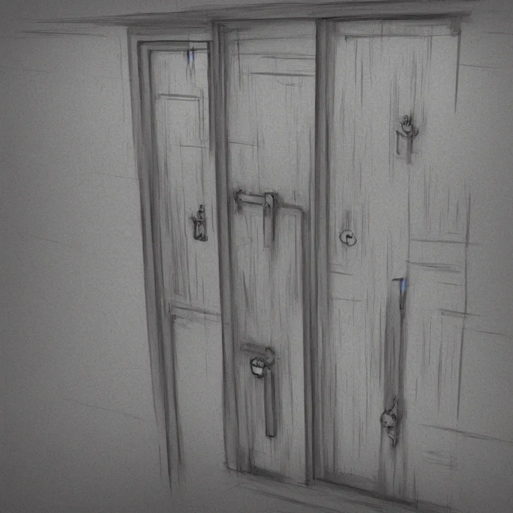 Prompt: door, concept art,