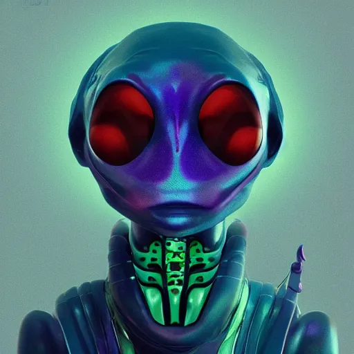 Image similar to photo of a colourful alien, artstation, photo, 3 5 mm camera