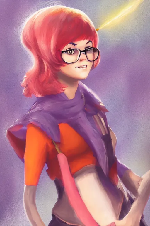 Velma From Scooby Doo Anime, by roots love manga anime digital media  drawings velma from sc…